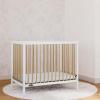 Graco Teddi 5-in-1 Convertible Crib with Drawer (Driftwood) – GREENGUARD Gold Certified, Crib with Drawer Combo, Full-Size Nursery Storage Drawer, Converts to Toddler Bed, Daybed and Full-Size Bed(White/Driftwood)
