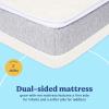 Graco Ultra 2-in-1 Premium Dual Sided Crib & Toddler Mattress – GREENGUARD Gold, CertiPUR-US Certified Foam, Machine Washable Cover with 100% Waterproof Surface, Fits Standard Crib & Toddler Beds(Ultra)