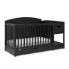 Graco Bellwood 5-in-1 Convertible Crib & Changer with Drawer (White) – GREENGUARD Gold Certified, Full-Size Storage Drawer, Converts to Toddler Bed and Full-Size Bed(Black)