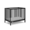 Graco Teddi 5-in-1 Convertible Crib with Drawer (Driftwood) – GREENGUARD Gold Certified, Crib with Drawer Combo, Full-Size Nursery Storage Drawer, Converts to Toddler Bed, Daybed and Full-Size Bed(Black)