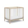 Graco Teddi 5-in-1 Convertible Crib with Drawer (Driftwood) – GREENGUARD Gold Certified, Crib with Drawer Combo, Full-Size Nursery Storage Drawer, Converts to Toddler Bed, Daybed and Full-Size Bed(Natural/White)