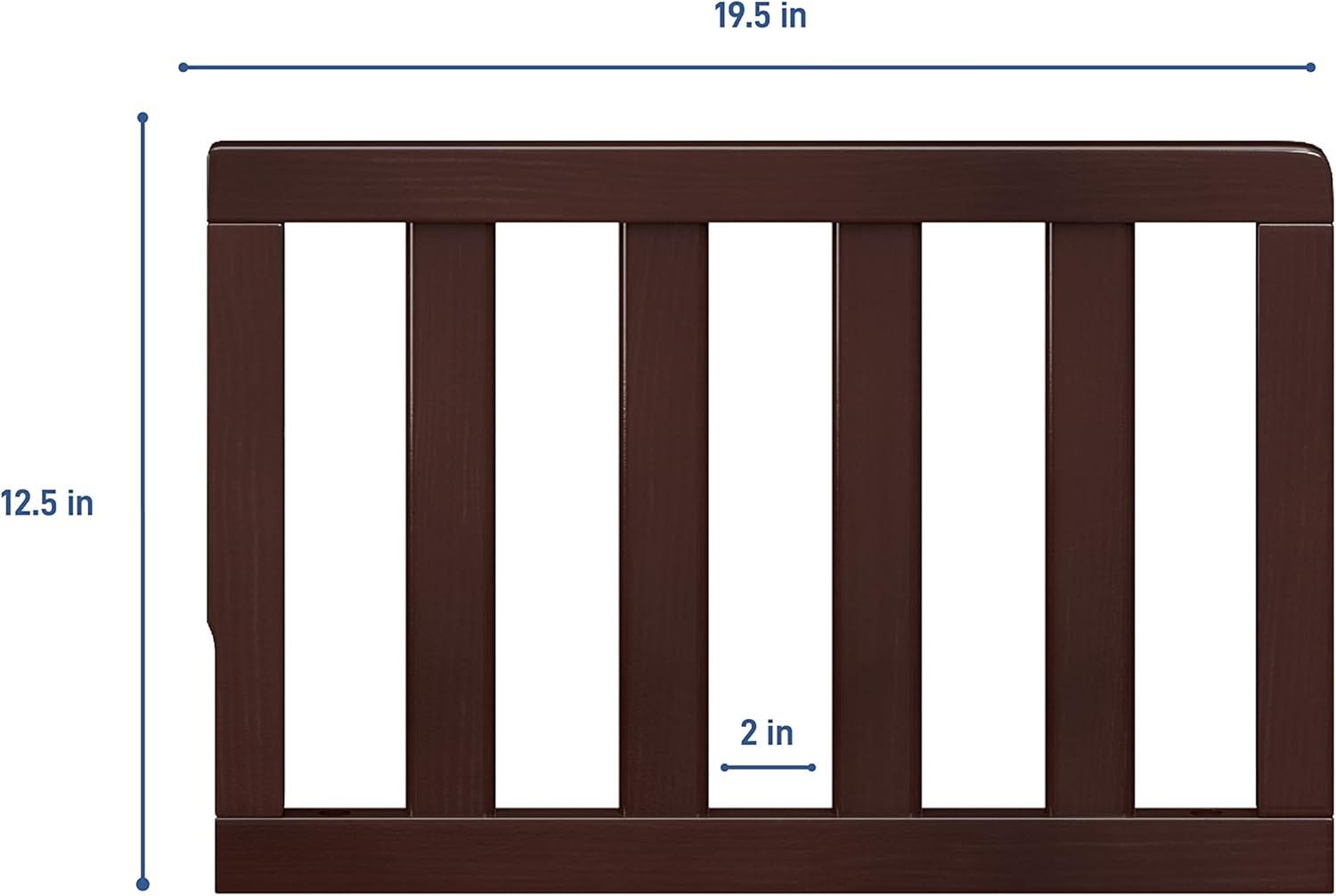 imageGraco Storkcraft Toddler Safety Guardrail with Slats White GREENGUARD Gold Certified Converts Compatible Storkcraft Crib to Toddler Bed Each Guardrail Sold IndividuallyEspresso