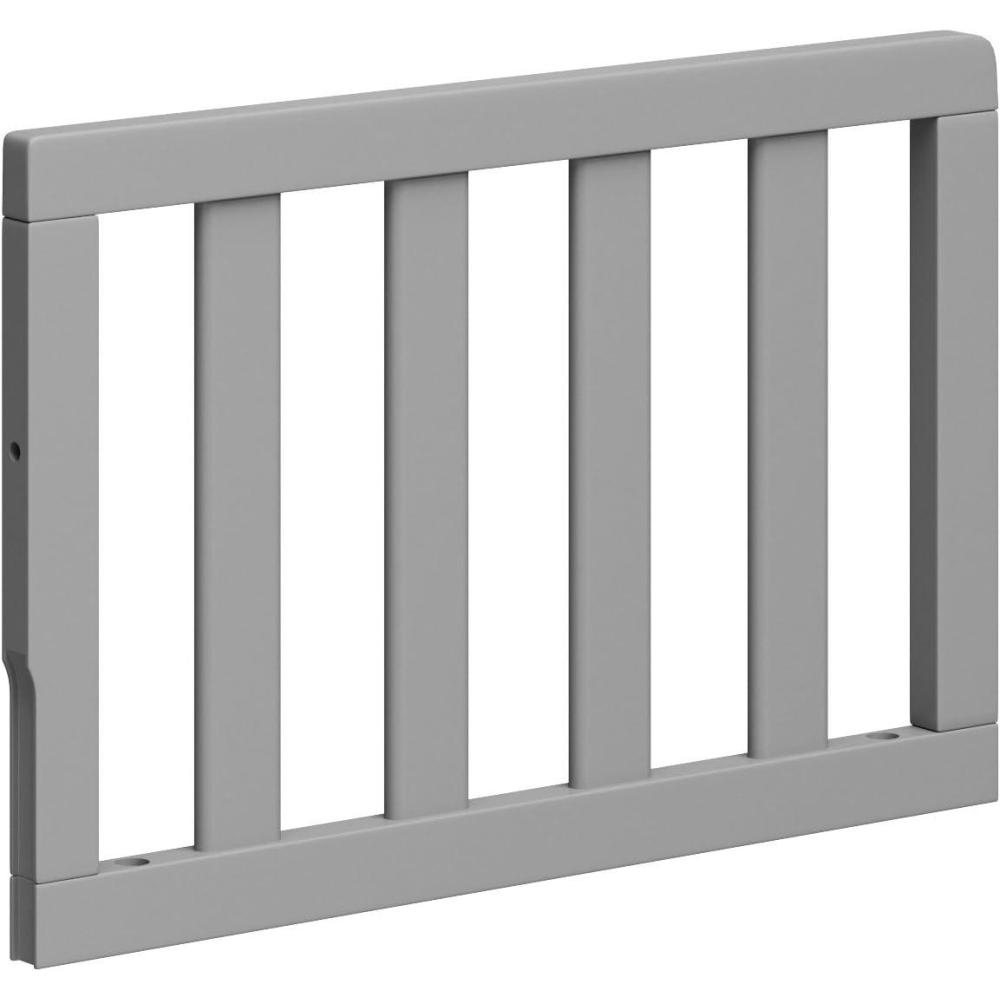 imageGraco Storkcraft Toddler Safety Guardrail with Slats White GREENGUARD Gold Certified Converts Compatible Storkcraft Crib to Toddler Bed Each Guardrail Sold IndividuallyPebble Gray