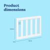Graco Storkcraft Toddler Safety Guardrail with Slats (White) – GREENGUARD Gold Certified, Converts Compatible Storkcraft Crib to Toddler Bed, Each Guardrail Sold Individually(White)